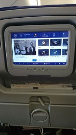 ルフトハンザ機内