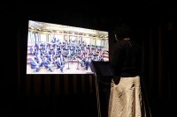 音楽博物館にて～指揮者体験の様子～