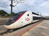 乗ったTGV 汚れてますね…