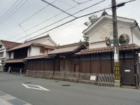 全景、蔵にこて絵