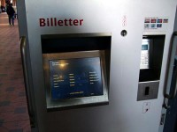 デンマークはクレジットカードが発達していて、電車の切符までクレジットカード払い。