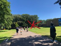 オランダの田舎の観光地も賑わっていた