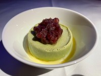 デザート:抹茶のベイクドチーズケーキ