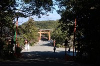 大鳥居、裏から撮影
