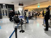 いくつかの書類検査場の様子