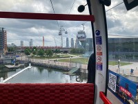 ロンドンの空中をゴンドラで移動