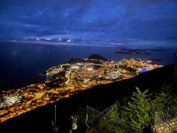 ケーブルカーからの夜景