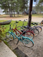 自転車は無料で借りられます