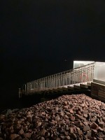 この階段から海へダイブ！