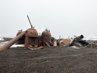 デセプション島の基地跡