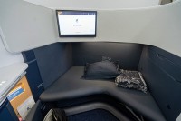 帰りの飛行機にて