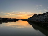 フィレンツェの夕焼け