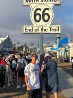サンタモニカ（Route 66 End of the Trail Sign）