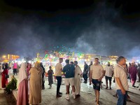 マラケシュの夜広場