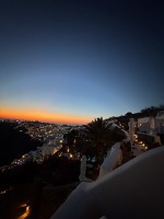サントリーニ島の夕陽