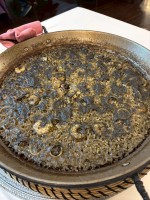 La Paella Realのイカ墨パエリア