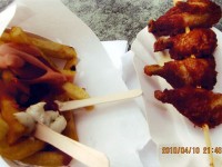 例のチキン