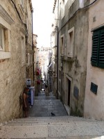 ドブロブニク旧市街の路地裏