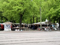 ハーグでは蚤の市に遭遇。アンティークがいっぱい！お店の方もとても親切で、熱心に説明してくださいました。