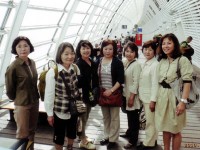 アヴィニヨン駅内。ミサさんと