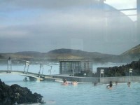 bathing at Blue Lagoon