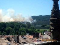 サンチアゴ山火事の始まり