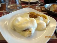 昼食のオムレツ