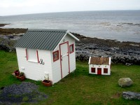 コテージの隣に建つ妖精の家