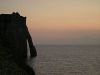 エトルタ（日没）