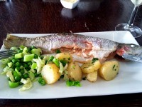 コッツウォルズでランチしました。醤油がほしかった。。