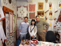 クロアチア伝統刺繍の店バチャンにて