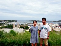 丘の上から