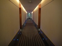 お部屋へ向かう通路。一歩間違えればラブホ？ｗ