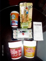 コペンハーゲンのセブンイレブンで購入。（キーホルダーはレゴショップ）