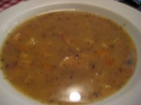 ツアーの昼ごはん（スープ）