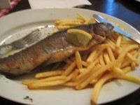 ツアーの昼ごはん（マス料理）