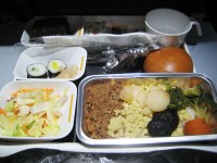 帰りの機内食