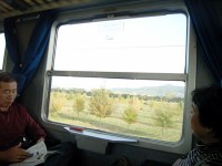 フィレンツェへの列車の車窓