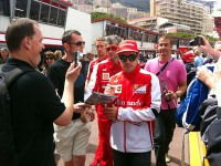 ＠ Pit walk　握手してもらい感動！！！！