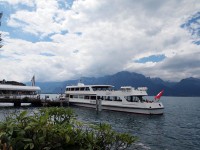 レマン湖の湖畔