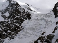 glacier paradise 脇の氷河