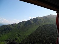 登山（1） ： 車窓から