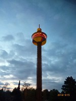 夕暮れのレゴトップ（展望台）
