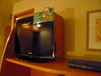 インタラクティブフラット　ホテルのテレビ