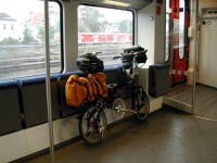 自転車をそのまま電車に乗せてもOK