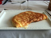 モンサンミッシェルのオムレツランチ