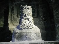 ヴィエリチカ岩塩坑の塩のオブジェ