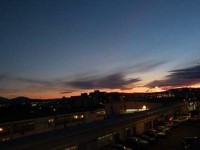 午前9時に昇る朝日
