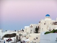 幻想的な、明け方の空の色
