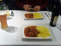 このインドカレーはおいしかった